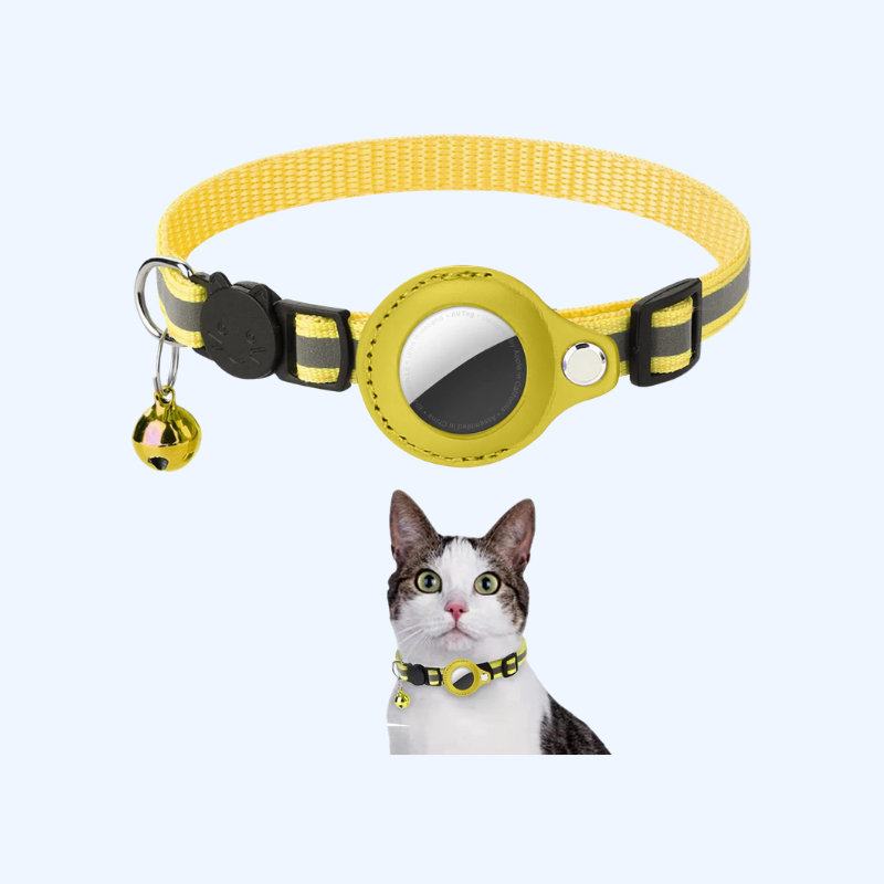 Collier pour chat avec support Tracker