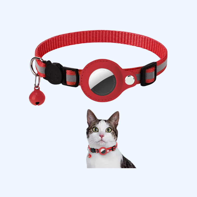 Collier pour chat avec support Tracker
