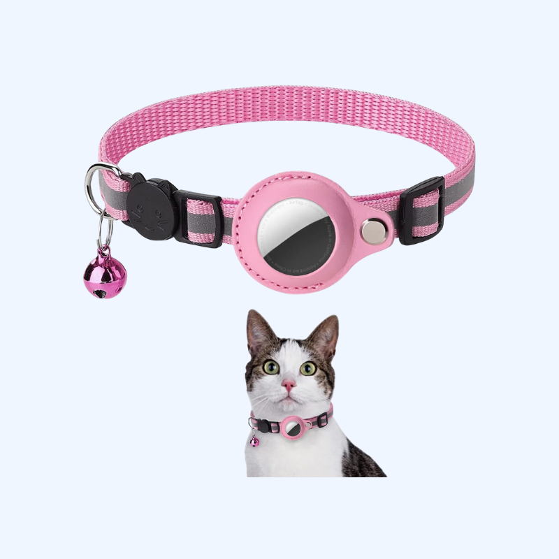 Collier pour chat avec support Tracker