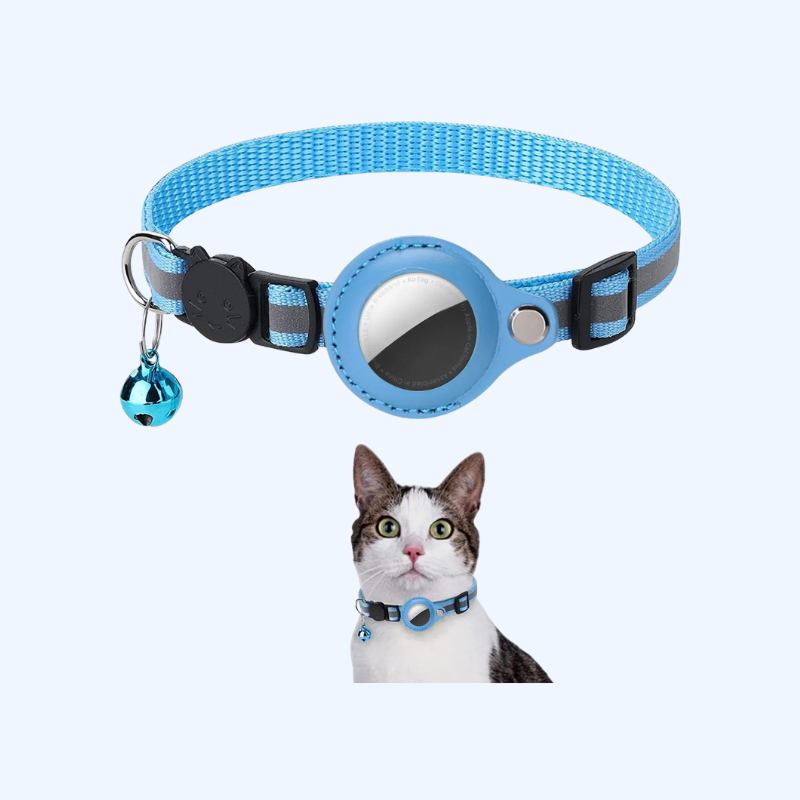 Collier pour chat avec support Tracker